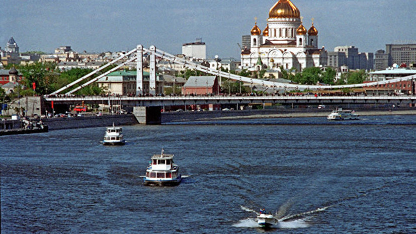 В Москве намерены запустить регулярный маршрут речных трамваев в 2021 году