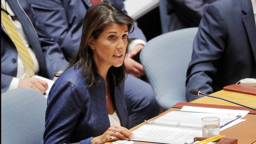 Хейли заявила о желании США провести отдельное заседание СБ ООН по ситуации в сирийском Идлибе