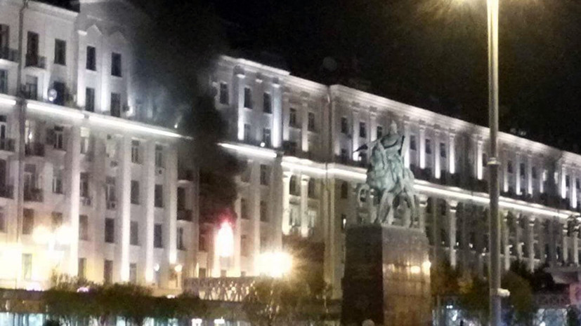 Пять человек пострадали в результате пожара в центре Москвы