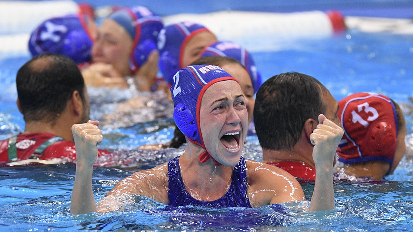 Женская сборная России по водному поло одержала победу над Китаем на групповом этапе Кубка мира