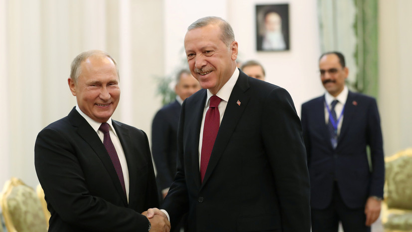 Путин встретился с Эрдоганом в Тегеране перед саммитом по Сирии