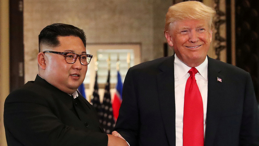 Трамп заявил, что скоро получит новое письмо от Ким Чен Ына