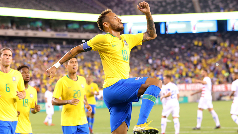 Бразилия переиграла США в товарищеском футбольном матче