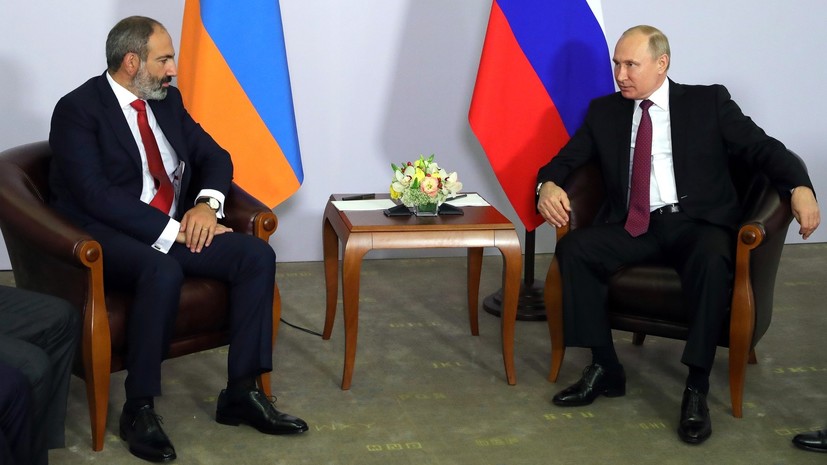 Пашинян выступил за развитие военно-технического сотрудничества России и Армении