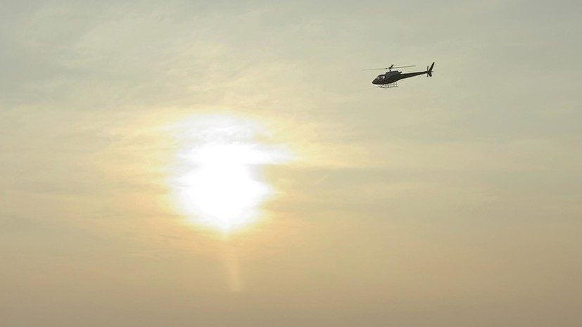 СМИ: Шесть человек погибли при крушении вертолёта в Гималаях