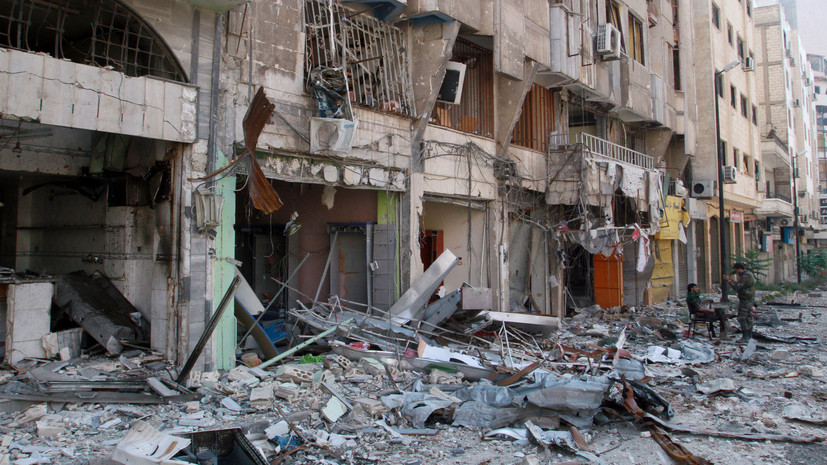 Россия оказала гуманитарную помощь жителям на западе Хомса