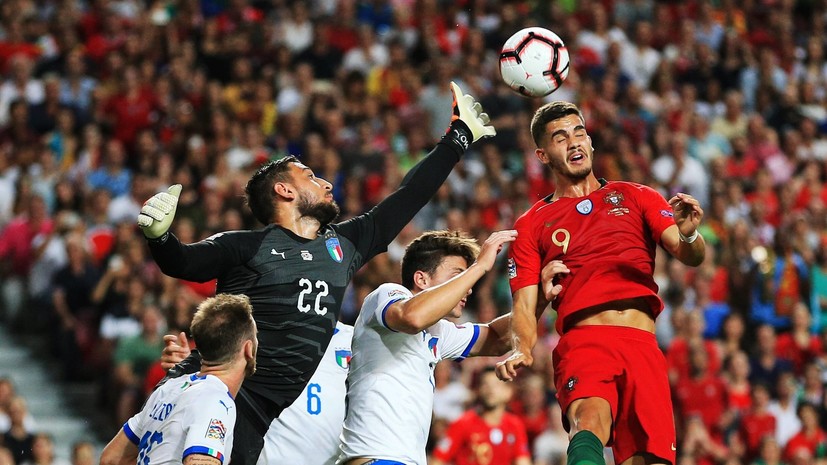 Сборная Португалии без Роналду обыграла Италию в футбольной Лиге наций