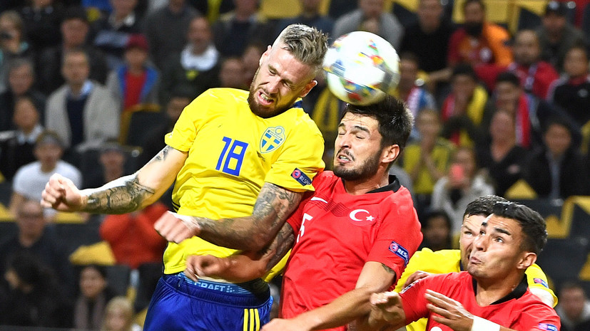 Сборная Турции отыгралась с 0:2 и одержала победу над Швецией в матче футбольной Лиги наций