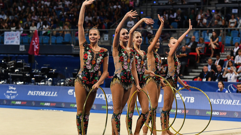 Сборная России по художественной гимнастике завоевала золото ЧМ в командных соревнованиях