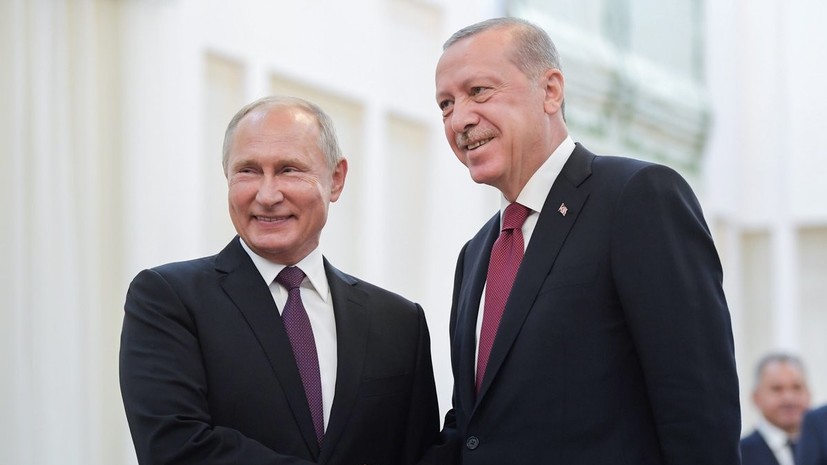Глава МИД Турции анонсировал переговоры Путина и Эрдогана