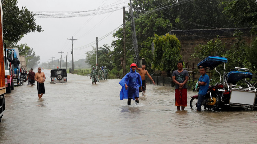 Более десяти человек стали жертвами тайфуна «Мангхут» на Филиппинах