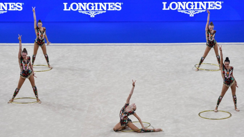 Российские гимнастки стали четвёртыми в групповых упражнениях с обручем на ЧМ