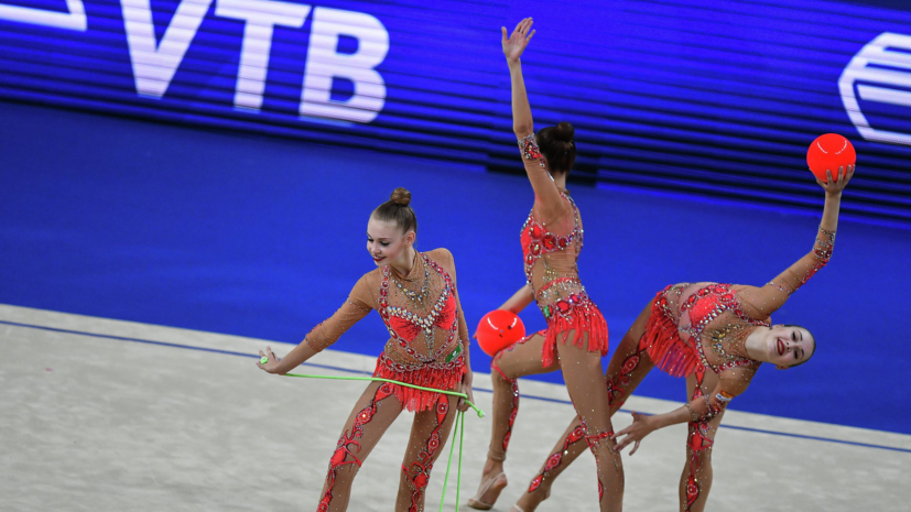 Российские гимнастки завоевали серебро в групповых упражнениях с мячами и скакалками на ЧМ