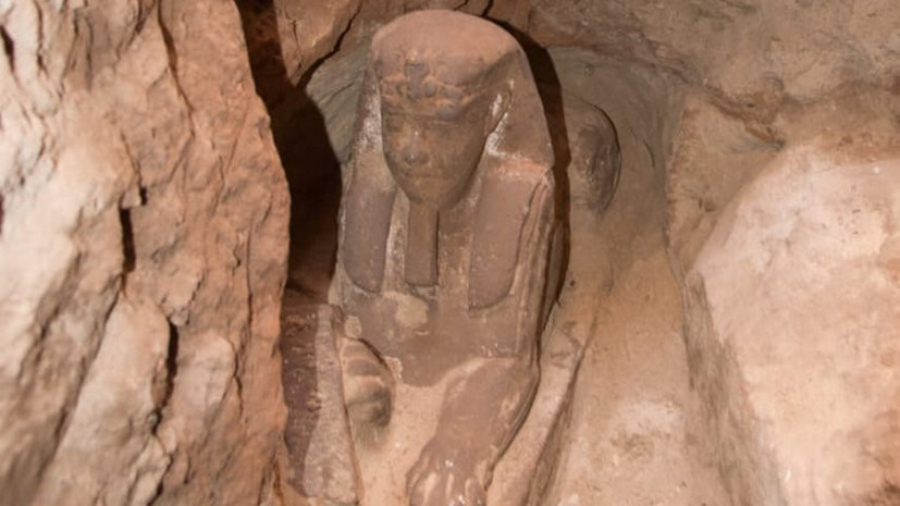 Сфинкса обнаружили в ходе работ в храме Ком-Омбо в Египте