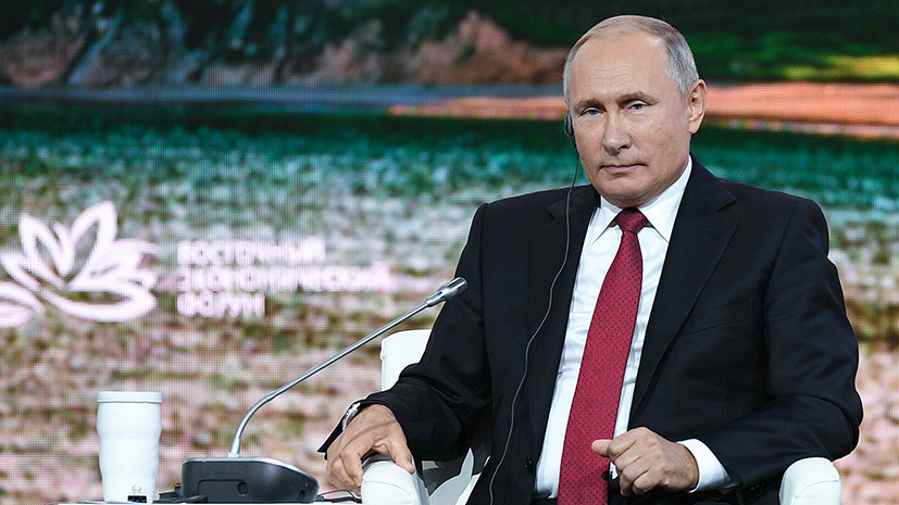 «Не было заготовкой»: Песков о заявлении Путина на ВЭФ по поводу Боширова и Петрова
