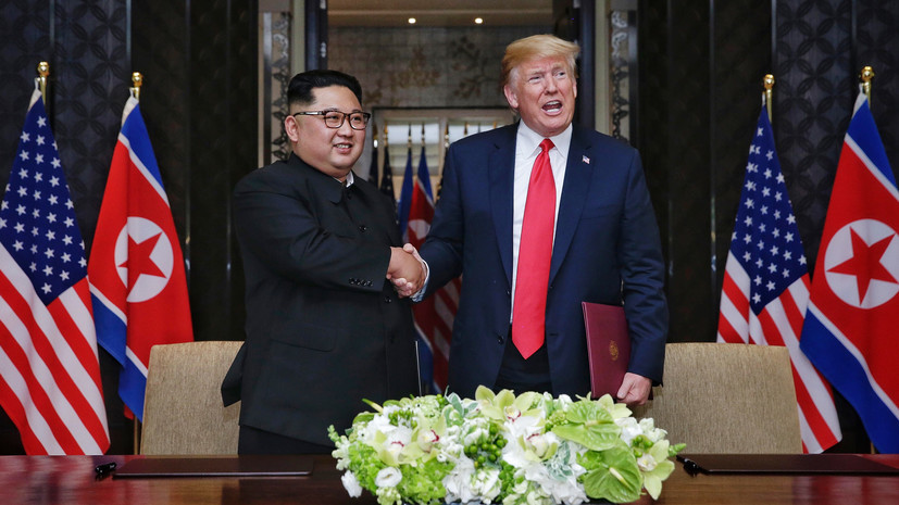 Ким Чен Ын отметил роль саммита с Трампом в укреплении региональной безопасности