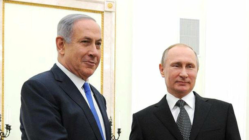 Путин проведёт телефонный разговор с Нетаньяху