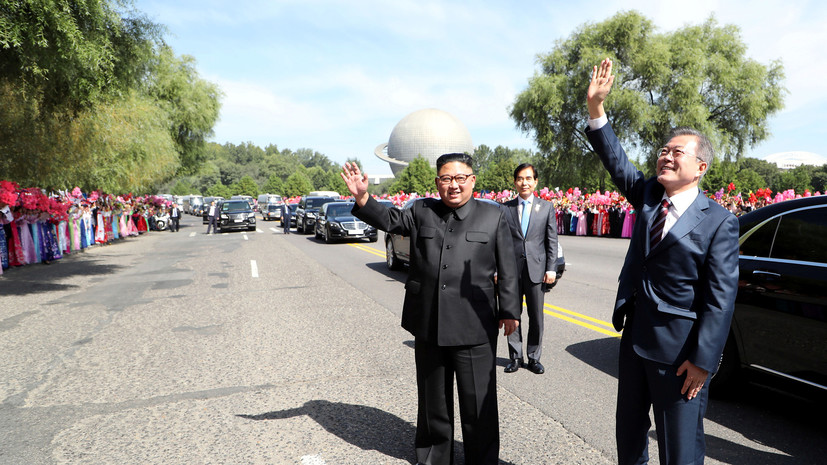 Лидеры Южной Кореи и КНДР посетят гору Пэктусан 20 сентября