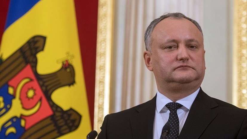 Додон заявил о намерении провести референдум по Приднестровью
