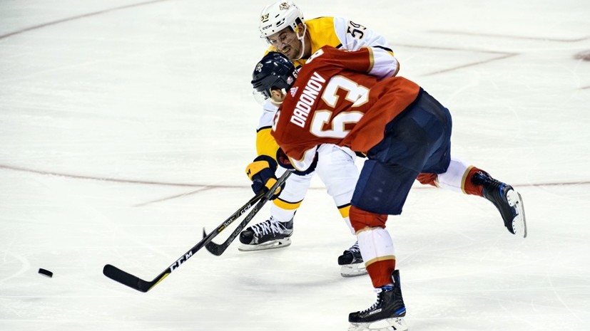 Дубль Дадонова помог «Флориде» победить «Монреаль» в предсезонном матче НХЛ