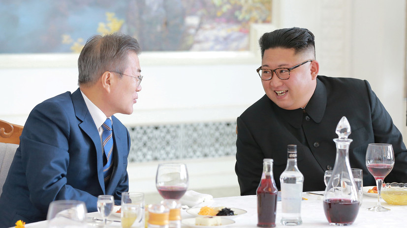 Ким Чен Ын подарил лидеру Южной Кореи две тонны деликатесных грибов