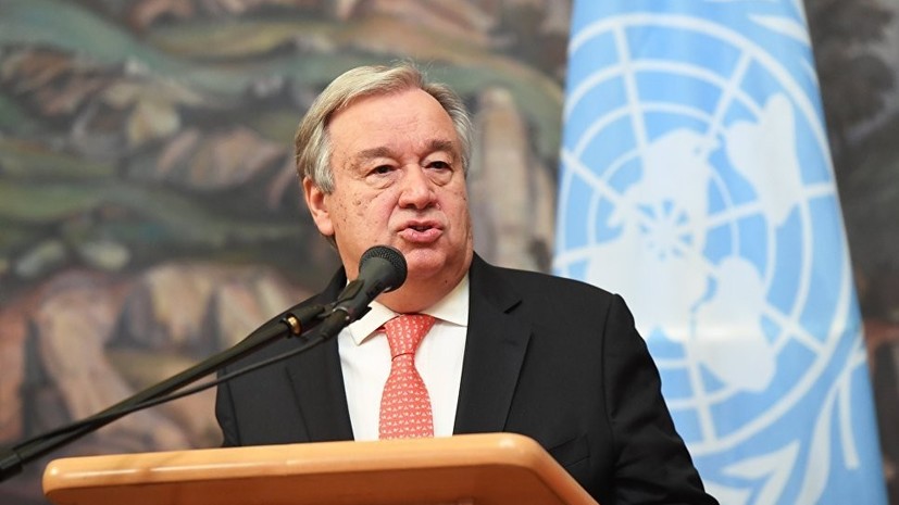 Генсек ООН назвал фантастическим примером передачу власти в Армении