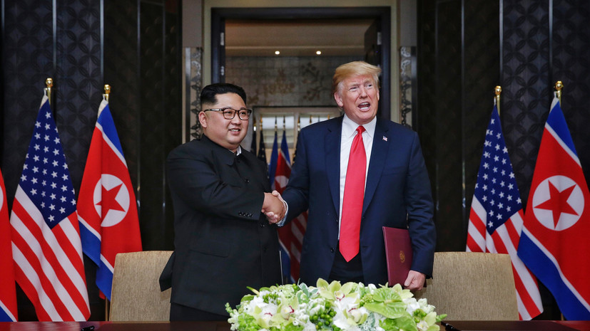 Трамп не исключил возможности скорой встречи с Ким Чен Ыном