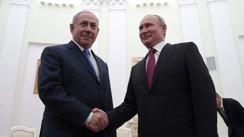 Путин обсудил с Нетаньяху крушение Ил-20 в Сирии