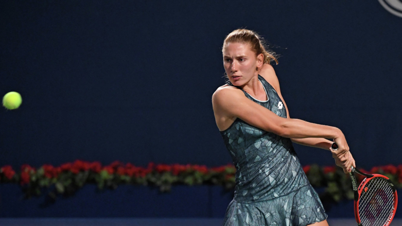 Российская теннисистка Александрова уступила сербке Йорович в первом круге турнира в Ташкенте