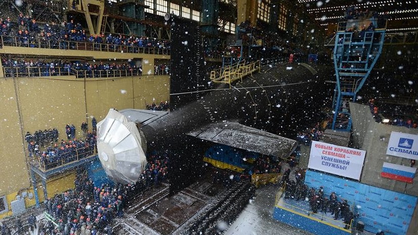 Подлодка проекта 855М «Казань» вышла в море на заводские испытания