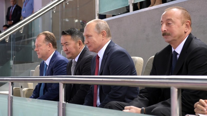 Путин посетил чемпионат мира по дзюдо в Азербайджане