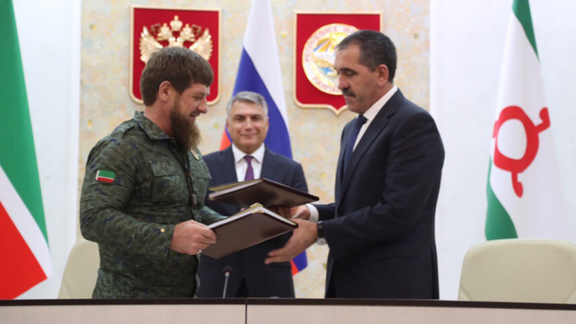 Власти Чечни демонтировали посты на границе с Ингушетией