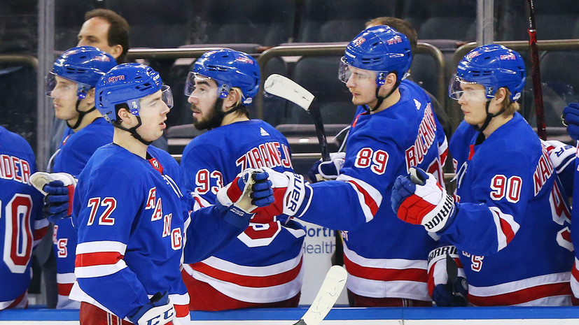 «Рейнджерс» переиграл «Филадельфию» в предсезонном матче НХЛ, Наместников набрал два очка