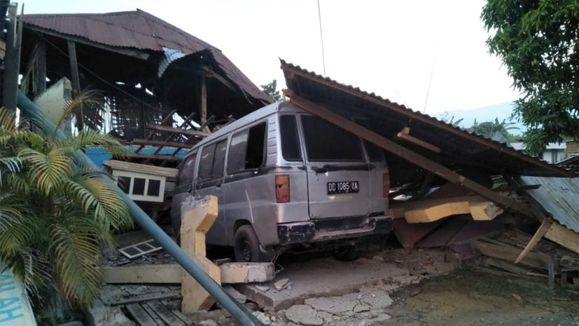 Число погибших при землетрясении в Индонезии возросло до 384