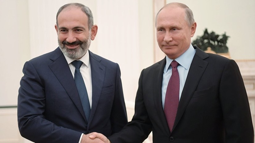 Пашинян ждёт визита Путина в Армению в 2019 году