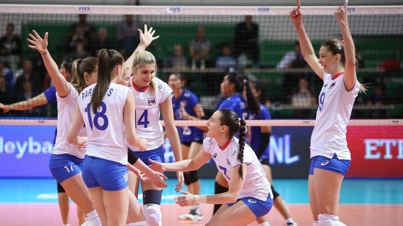 Женская сборная России по волейболу победила Таиланд на чемпионате мира