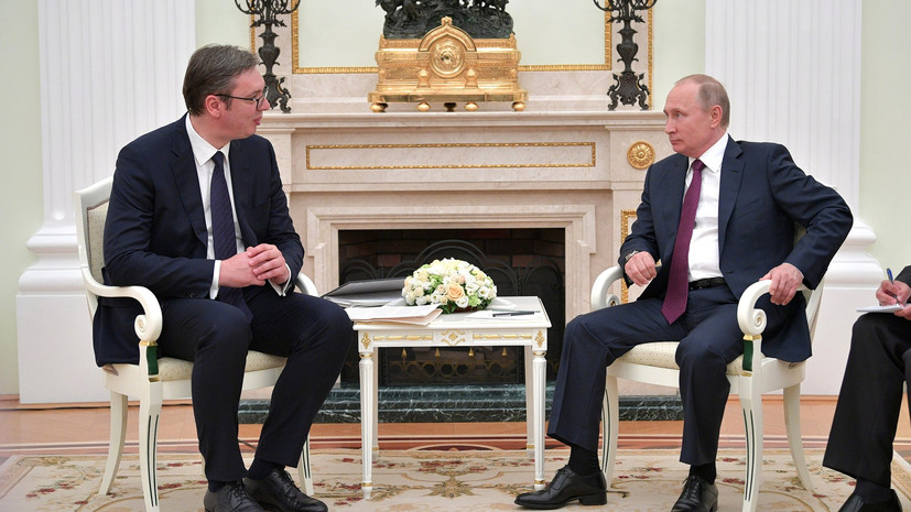 Путин 2 октября встретится с Вучичем