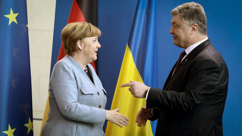 Эксперт прокомментировал обсуждение Порошенко и Меркель антироссийских санкций