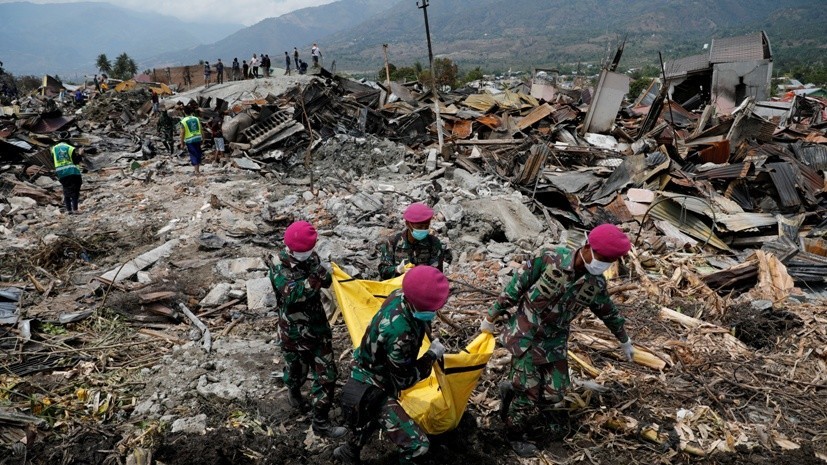 Число погибших при землетрясении в Индонезии возросло до 1424