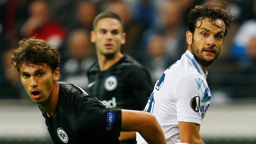 «Лацио» потерпел разгромное поражение от «Айнтрахта» в матче группового раунда Лиги Европы