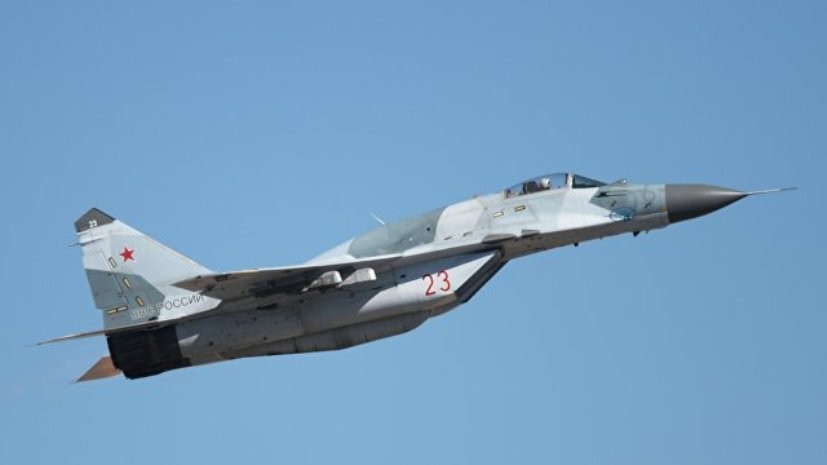 Опубликованы кадры с места падения МиГ-29 в Подмосковье