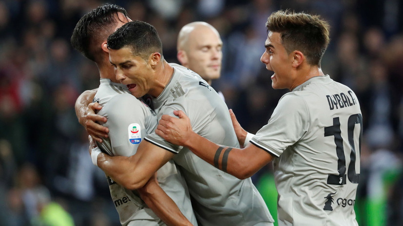 Мяч Роналду помог «Ювентусу» обыграть «Удинезе» в Серии А 