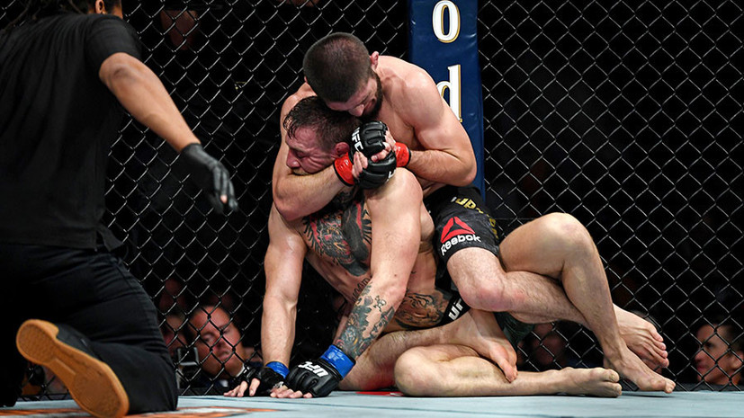 Абсолютное превосходство: как Нурмагомедов разгромил Макгрегора в бою за звание чемпиона мира UFC