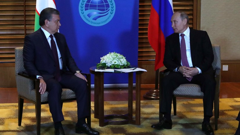 Лидер Узбекистана обсудил с Путиным углубление сотрудничества