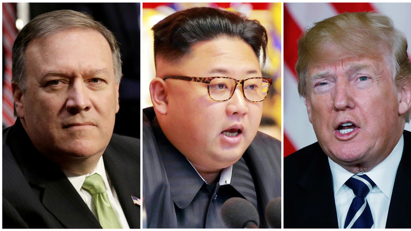 Трамп прокомментировал встречу Помпео и Ким Чен Ына в Пхеньяне