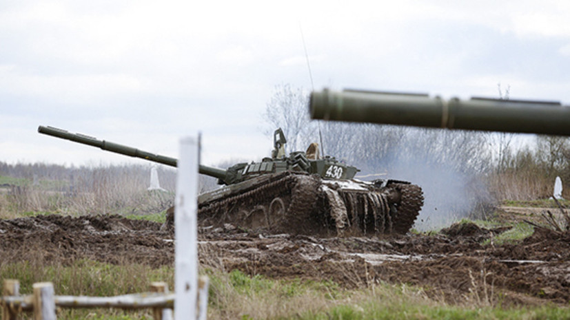 Танкисты Балтийского флота провели боевые стрельбы в Калининградской области