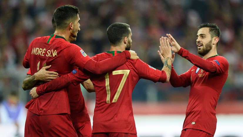 Сборная Португалии одержала победу над Польшей в матче футбольной Лиги наций