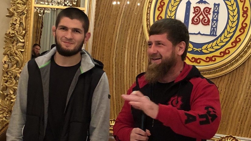 Нурмагомедов встретился с Кадыровым и стал почётным гражданином Грозного