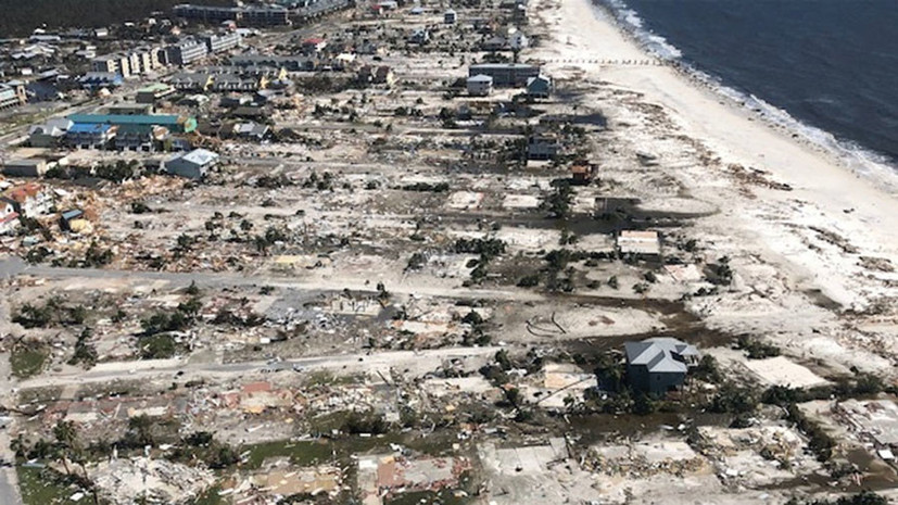 Трамп посетит пострадавшие от урагана «Майкл» штаты