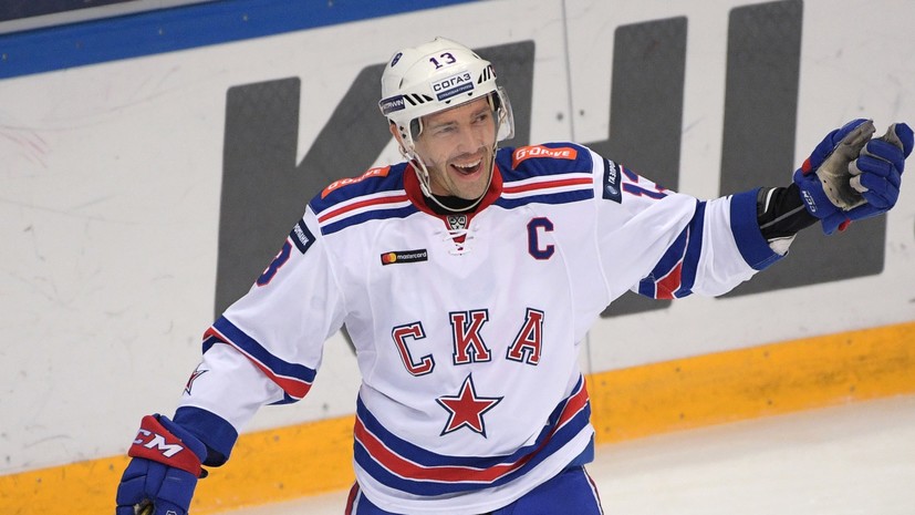 Дубль Дацюка помог СКА победить «Северсталь» в матче КХЛ